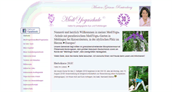 Desktop Screenshot of mediyogaschule.de