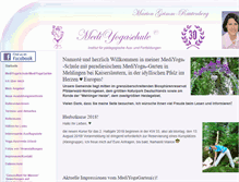 Tablet Screenshot of mediyogaschule.de